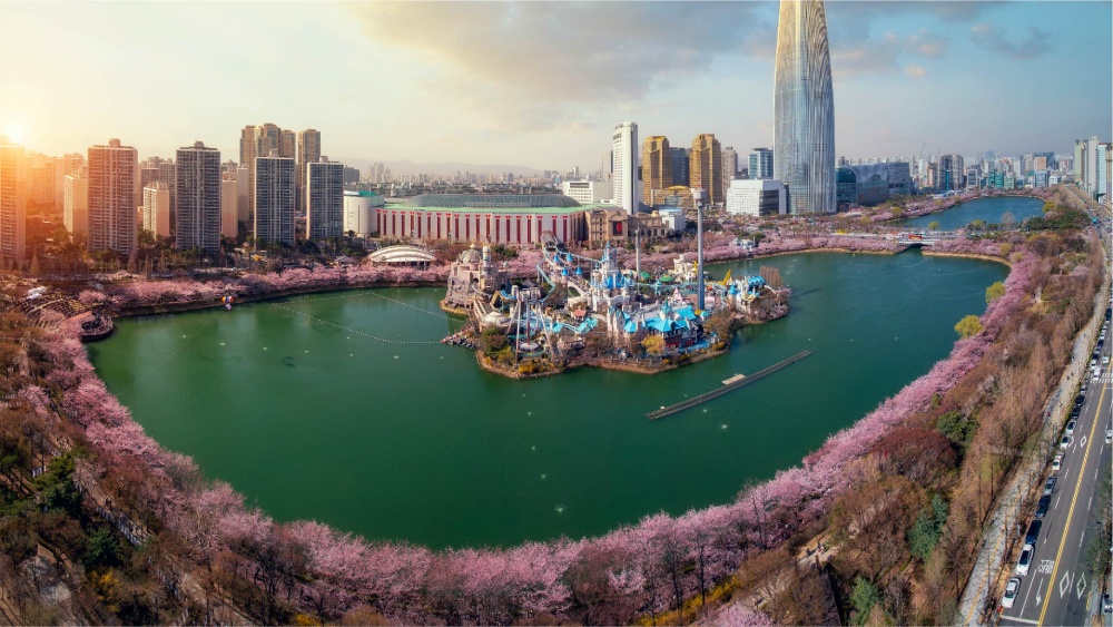 Travelodge Hotels Asia - South Korea - Cherry Blossom 2024 - Seokchon Lake