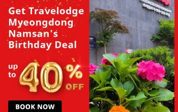 40% Off Birthday Deal at Travelodge Myeongdong Namsan