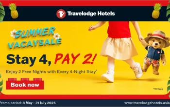 Hotel Deals Travelodge - Summer VacaySale Stay 4, Pay 2!