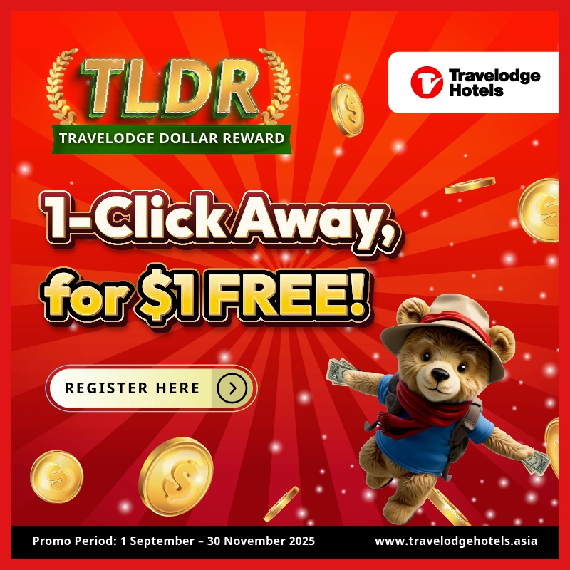 Travelodge Dollar Reward Free dollar for everyone