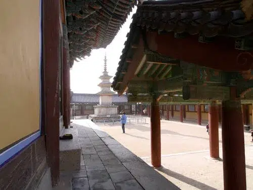Bulguksa Temple and the Seokguram Grotto courtyard